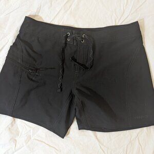 Patagonia Women's Meridian Board Shorts, Black, Size 8 SUP Surf Swim Kayak